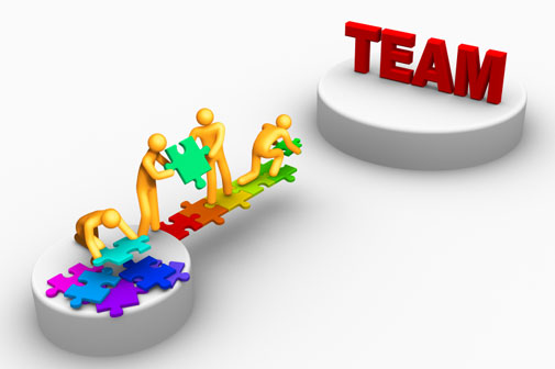 Team development illustration